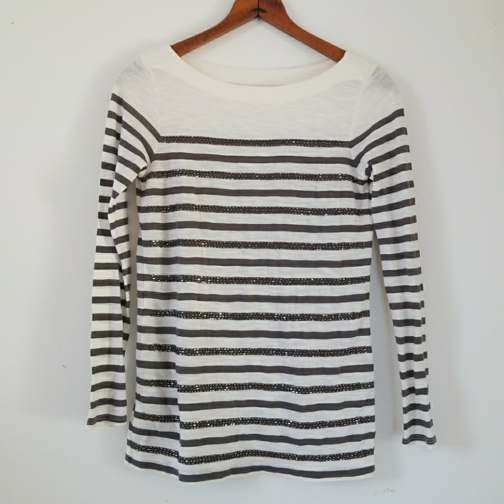 Ann Taylor LOFT beaded top